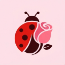 Red Rose Ladybug Theme 🐞